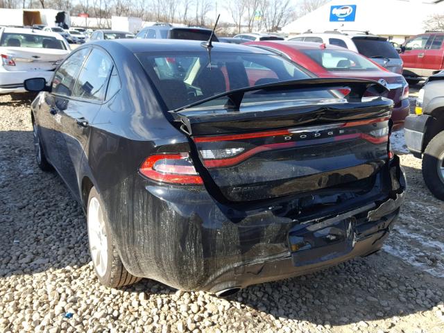 1C3CDFBA4DD295844 - 2013 DODGE DART SXT BLACK photo 3