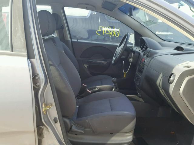 KL1TD66666B554518 - 2006 CHEVROLET AVEO BASE Boz foto 5