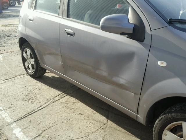 KL1TD66666B554518 - 2006 CHEVROLET AVEO BASE Boz foto 9