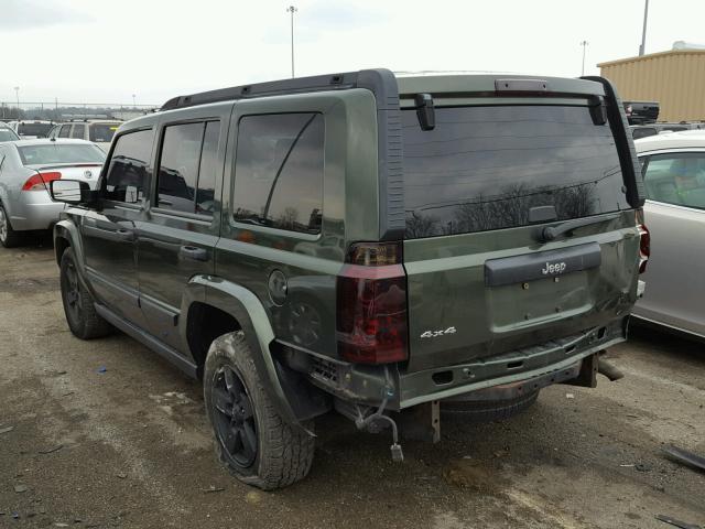 1J8HG48K16C297419 - 2006 JEEP COMMANDER GREEN photo 3