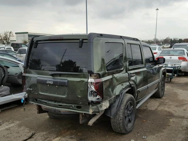 1J8HG48K16C297419 - 2006 JEEP COMMANDER GREEN photo 4