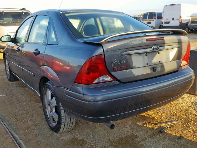 1FAFP38393W309365 - 2003 FORD FOCUS ZTS GRAY photo 3
