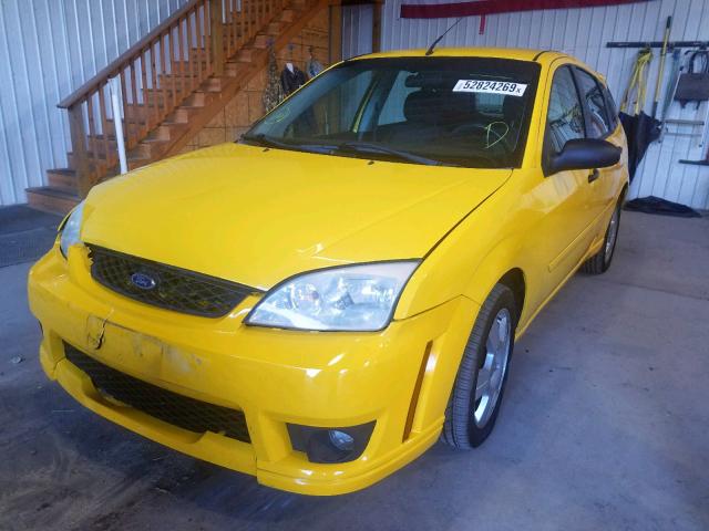 1FAFP37N86W237906 - 2006 FORD FOCUS ZX5 YELLOW photo 2