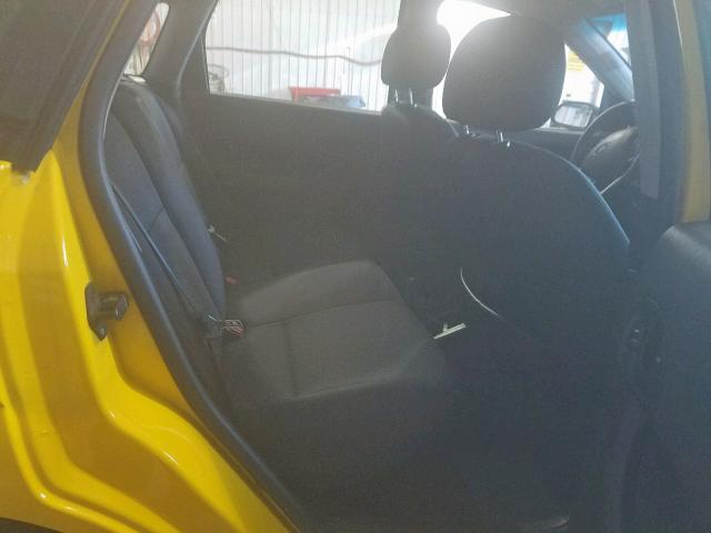 1FAFP37N86W237906 - 2006 FORD FOCUS ZX5 YELLOW photo 6