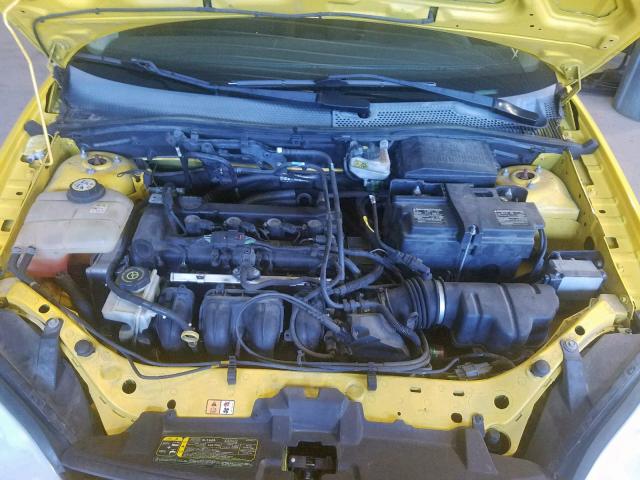 1FAFP37N86W237906 - 2006 FORD FOCUS ZX5 YELLOW photo 7