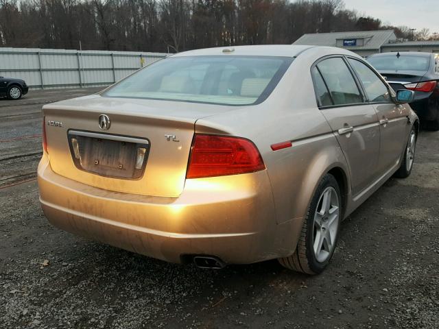 19UUA66245A023472 - 2005 ACURA TL GOLD photo 4