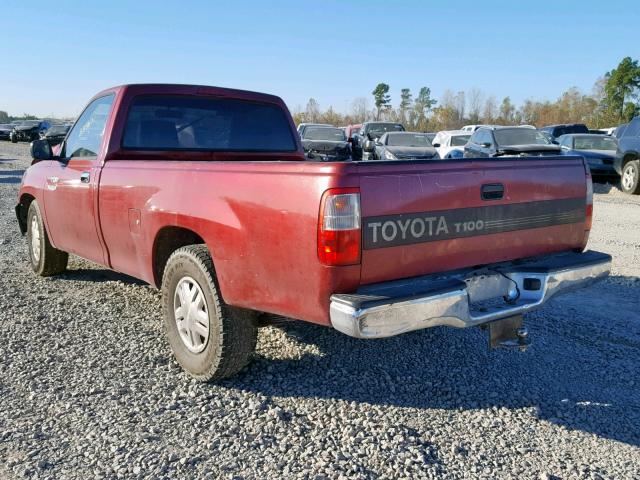 JT4JM11D8T0009713 - 1996 TOYOTA T100 RED photo 3