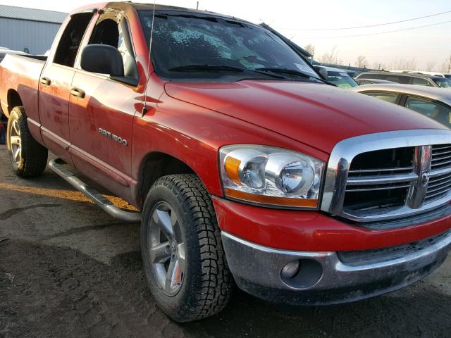 1D7HU18NX6S598291 - 2006 DODGE RAM 1500 S RED photo 1