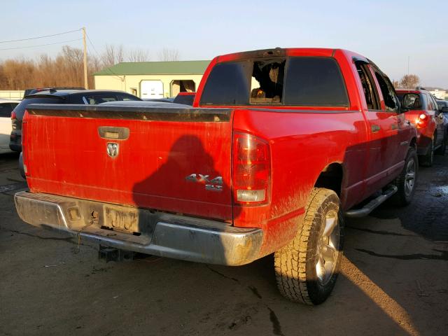 1D7HU18NX6S598291 - 2006 DODGE RAM 1500 S RED photo 4