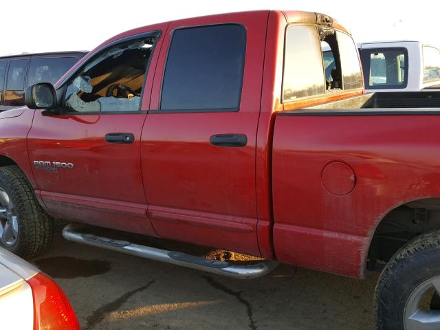 1D7HU18NX6S598291 - 2006 DODGE RAM 1500 S RED photo 9