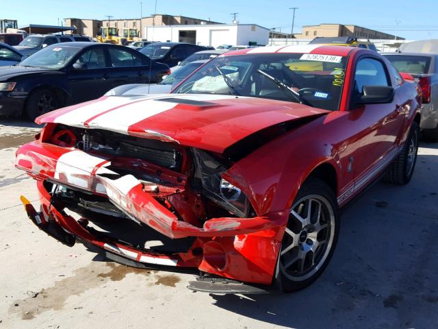 1ZVHT88S285145809 - 2008 FORD MUSTANG SH RED photo 2