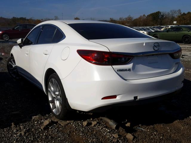 JM1GJ1V63E1144335 - 2014 MAZDA 6 TOURING WHITE photo 3