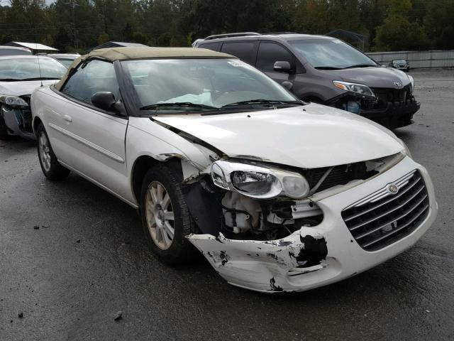 1C3EL75R34N261004 - 2004 CHRYSLER SEBRING GT WHITE photo 1