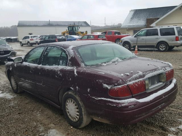 1G4HP52K234191715 - 2003 BUICK LESABRE CU MAROON photo 3