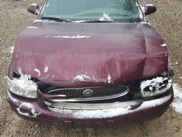 1G4HP52K234191715 - 2003 BUICK LESABRE CU MAROON photo 7