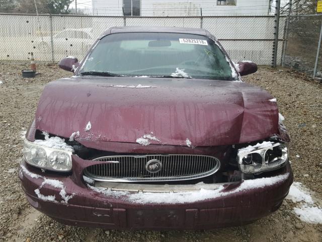 1G4HP52K234191715 - 2003 BUICK LESABRE CU MAROON photo 9