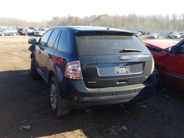 2FMDK38C59BA65400 - 2009 FORD EDGE SEL BLACK photo 3