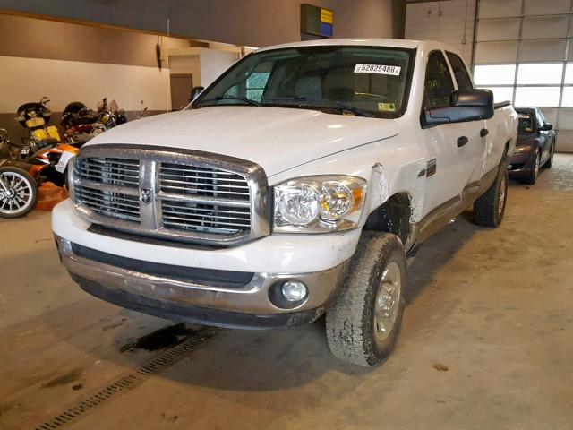 3D7KS28T89G518742 - 2009 DODGE RAM 2500 WHITE photo 2