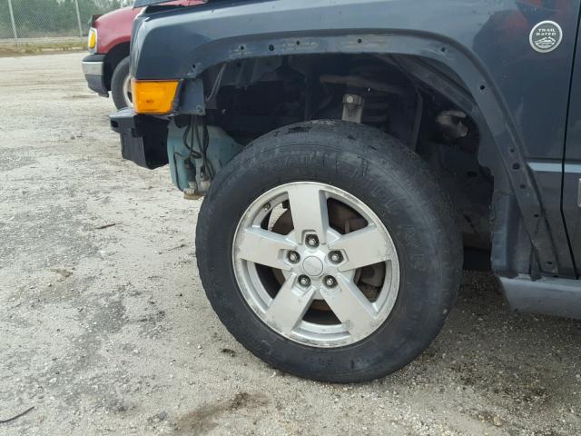 1J8HG58N06C354502 - 2006 JEEP COMMANDER BLUE photo 10