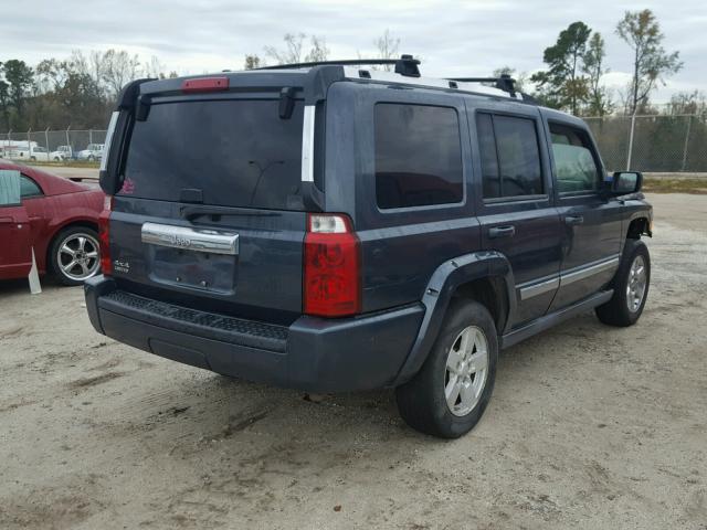 1J8HG58N06C354502 - 2006 JEEP COMMANDER BLUE photo 4