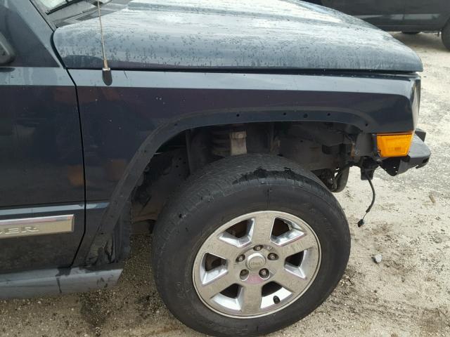 1J8HG58N06C354502 - 2006 JEEP COMMANDER BLUE photo 9