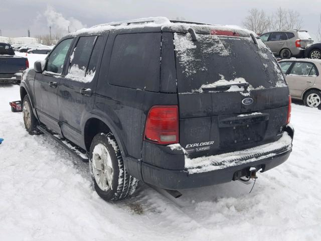 1FMZU75W33ZA37699 - 2003 FORD EXPLORER L BLACK photo 3