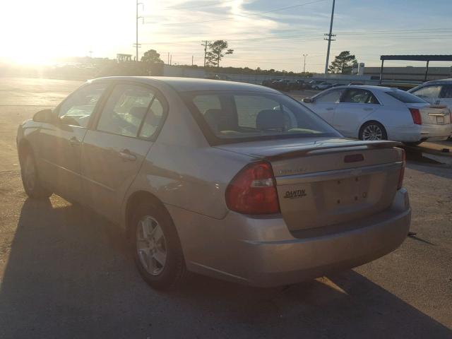 1G1ZT54865F110866 - 2005 CHEVROLET MALIBU LS 金色 照片 3