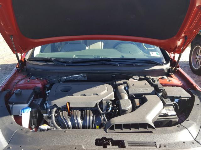 5NPE34AF7JH599538 - 2018 HYUNDAI SONATA SPO RED photo 7