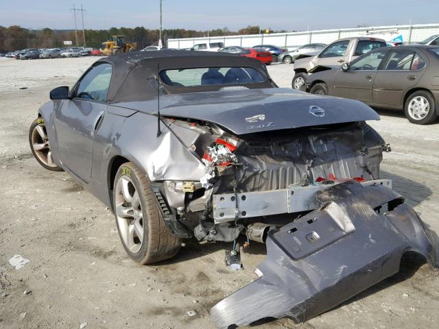 JN1BZ36A18M851439 - 2008 NISSAN 350Z ROADS GRAY photo 3