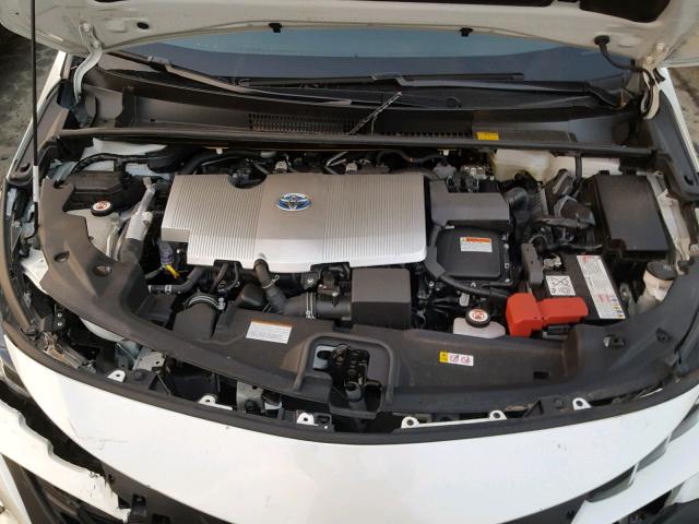JTDKARFP3H3040999 - 2017 TOYOTA PRIUS PRIM თეთრი ფოტო 7