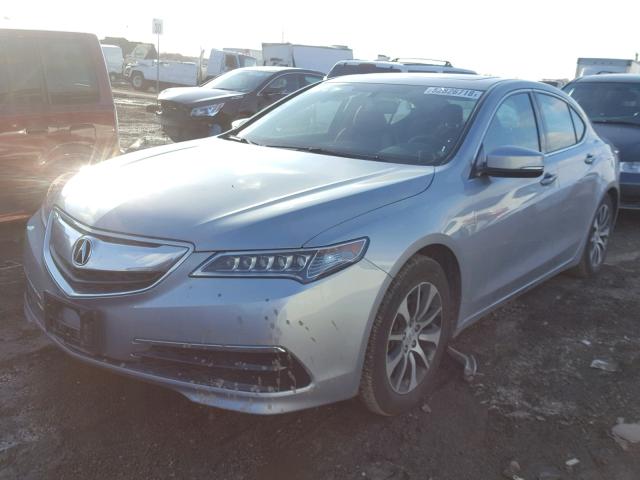 19UUB1F33HA002884 - 2017 ACURA TLX SILVER photo 2