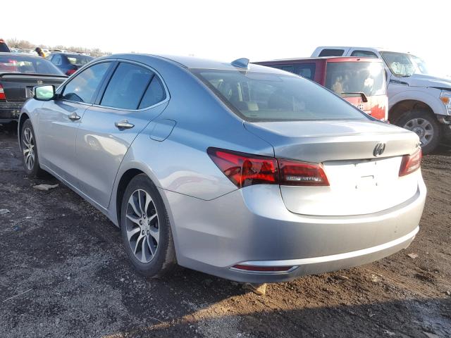 19UUB1F33HA002884 - 2017 ACURA TLX SILVER photo 3