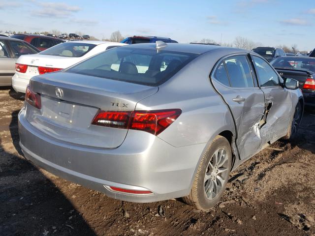 19UUB1F33HA002884 - 2017 ACURA TLX SILVER photo 4