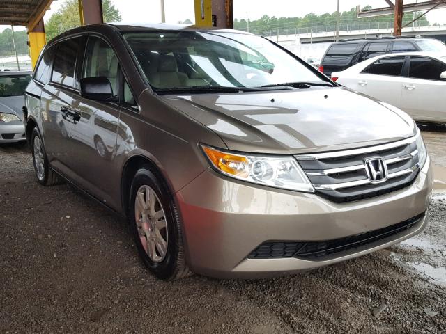 5FNRL5H26DB063810 - 2013 HONDA ODYSSEY LX BROWN photo 1