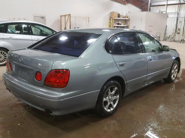 JT8BD69S420151851 - 2002 LEXUS GS 300 GRAY photo 4