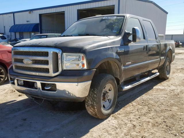 1FTSW21P77EA18720 - 2007 FORD F250 SUPER CHARCOAL photo 2