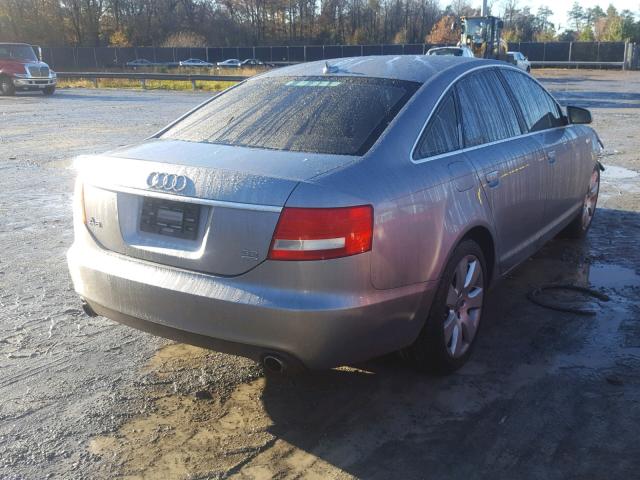 WAUDH74F27N083135 - 2007 AUDI A6 3.2 QUA SILVER photo 4