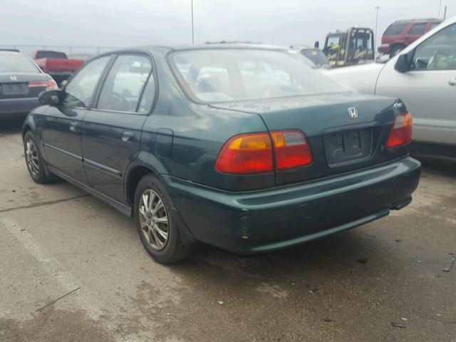 2HGEJ6618XH518614 - 1999 HONDA CIVIC BASE Yaşıl foto 3