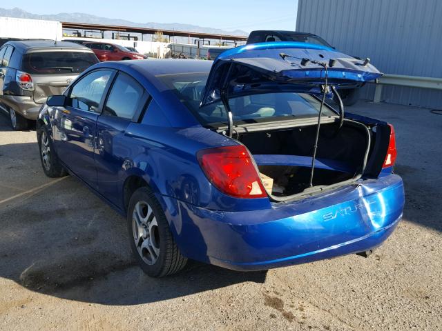 1G8AW12F15Z109364 - 2005 SATURN ION LEVEL BLUE photo 3