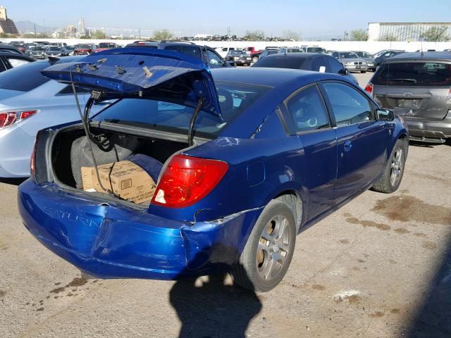 1G8AW12F15Z109364 - 2005 SATURN ION LEVEL BLUE photo 4