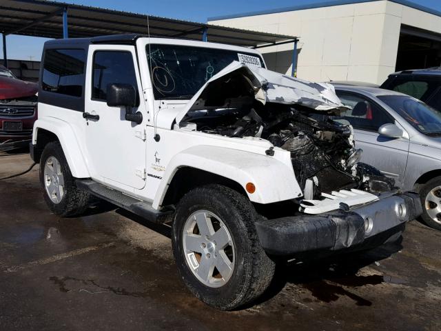 1C4AJWBG4CL136262 - 2012 JEEP WRANGLER S WHITE photo 1