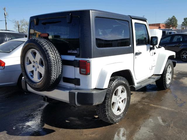 1C4AJWBG4CL136262 - 2012 JEEP WRANGLER S WHITE photo 4