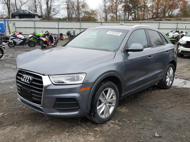 WA1EFCFS2GR008955 - 2016 AUDI Q3 PREMIUM GRAY photo 2