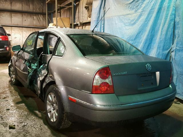 WVWPD63B33P268863 - 2003 VOLKSWAGEN PASSAT GLS GRAY photo 3