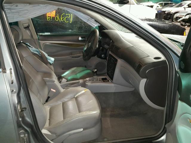 WVWPD63B33P268863 - 2003 VOLKSWAGEN PASSAT GLS GRAY photo 5