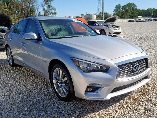 JN1CV7APXJM240320 - 2018 INFINITI Q50 PURE SILVER photo 1