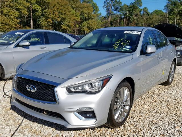 JN1CV7APXJM240320 - 2018 INFINITI Q50 PURE SILVER photo 2