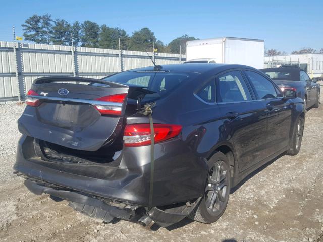 3FA6P0G75HR392340 - 2017 FORD FUSION S GRAY photo 4