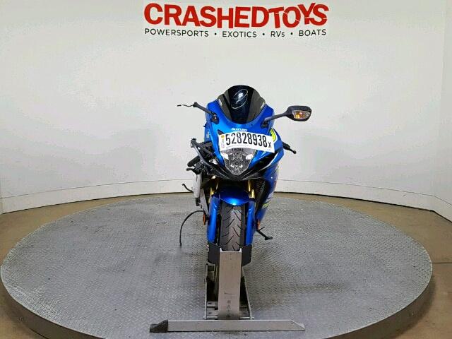 JS1GR7MA1J2100138 - 2018 SUZUKI GSX-R750 BLUE photo 3