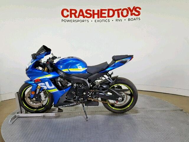 JS1GR7MA1J2100138 - 2018 SUZUKI GSX-R750 BLUE photo 5